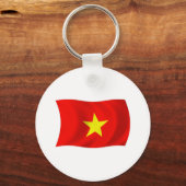 Vietnam Vlag Sleutelhanger (Voorkant)