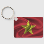 Vietnam Vlag Sleutelhanger (Achterkant)