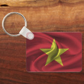 Vietnam Vlag Sleutelhanger (Achterkant)