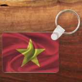 Vietnam Vlag Sleutelhanger (Voorkant)