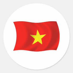 Vietnam Vlag Sticker