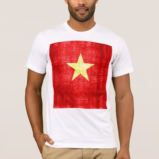 Vietnam Vlag  T-shirt (Voorkant)