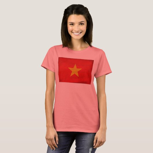 Vietnam vlag t-shirt (Voorkant volledig)