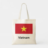 Vietnam vlag tote bag (Achterkant)