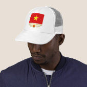 Vietnam vlag trucker pet (In situ)