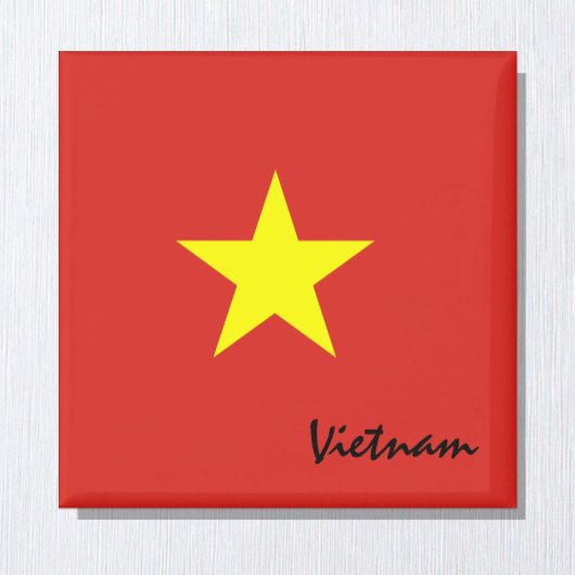 Vietnam vlag & Vietnamese feestdag, reizen/sport Magneet