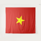 Vietnam vlag wandkleed (Voorkant (horizontaal))