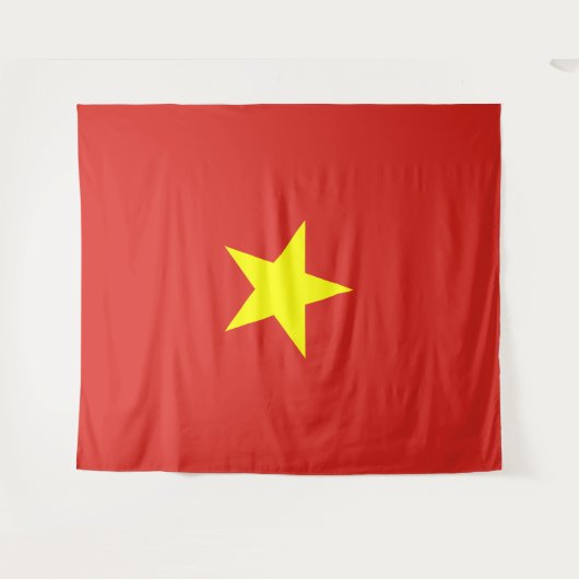 Vietnam vlag wandkleed (Voorkant (horizontaal))