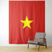 Vietnam vlag wandkleed (In situ)