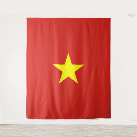 Vietnam vlag wandkleed (Voorkant)