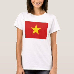 Vietnam vlag x kaart T-Shirt