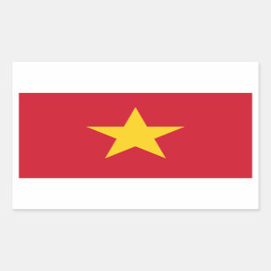 Vietnam-vlaggen Rechthoekige Sticker