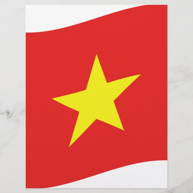 Vietnam-vlaggengolf (Voorkant)