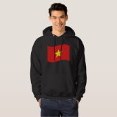 Vietnam-vlaggengolf Hoodie (Voorkant volledig)