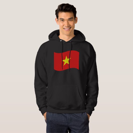 Vietnam-vlaggengolf Hoodie (Voorkant volledig)