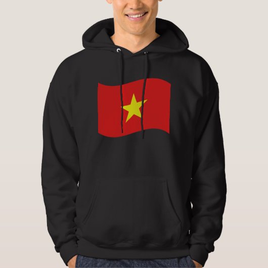 Vietnam-vlaggengolf Hoodie (Voorkant)