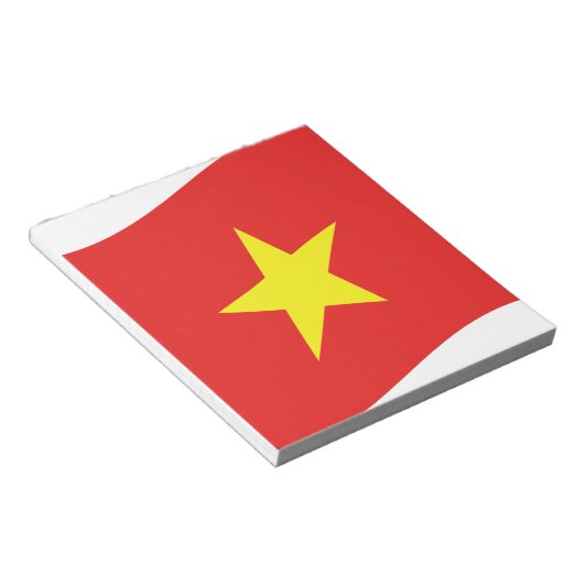 Vietnam-vlaggengolf Notitieblok (Schuin)