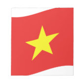 Vietnam-vlaggengolf Notitieblok (Voorkant)