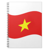 Vietnam-vlaggengolf Notitieboek (Voorkant)