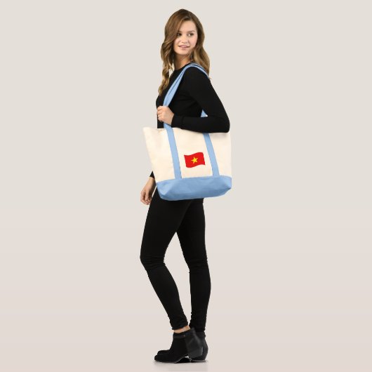 Vietnam-vlaggengolf Tote Bag (Voorkant (model))