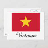Vietnam-vlaggenontwerp Briefkaart (Voorkant / Achterkant)