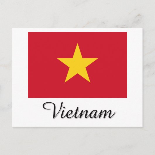 Vietnam-vlaggenontwerp Briefkaart (Voorkant)
