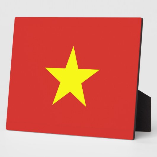 Vietnam Vlaggenplak Fotoplaat (Zijkant)