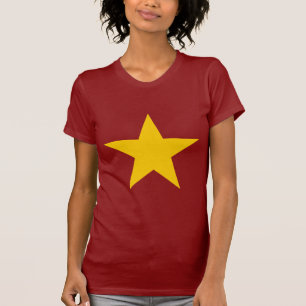 Vietnam-vlaggenster T-shirt