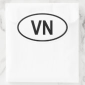 Vietnam VN Ovale Sticker (Tas)