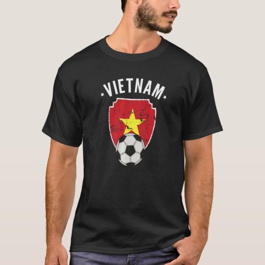 Vietnam Voetbal Vietnam Football Vietnamees Pr T-shirt (Voorkant)