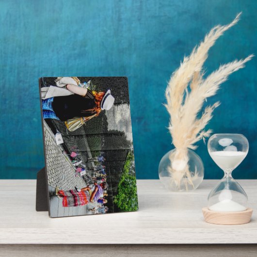 Vietnam-vuurmonument Fotoplaat (Zijkant)