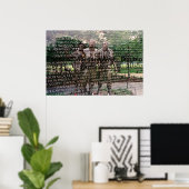 Vietnam Wall Memorial Poster (Thuiskantoor)