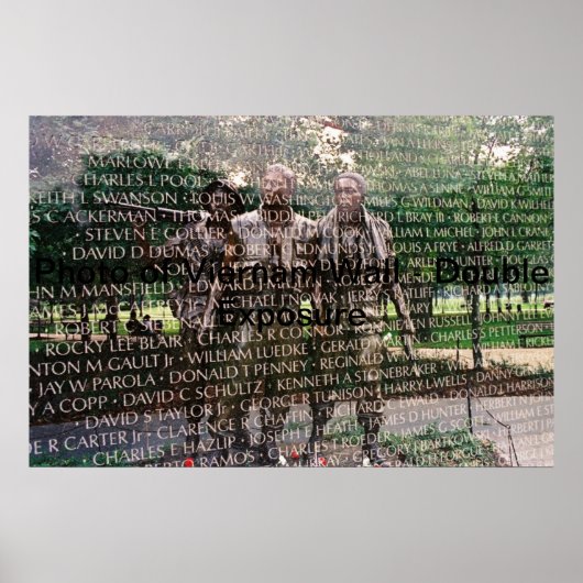 Vietnam Wall Memorial Poster (Voorkant)