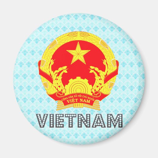 Vietnam Wapen Magneet (Voorkant)