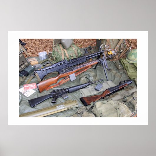 Vietnam — Wapens en vistuig Poster (Voorkant)