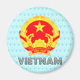 Vietnam wapenschild magneet