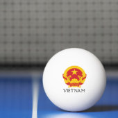 Vietnam wapenschild pingpongbal (Net)
