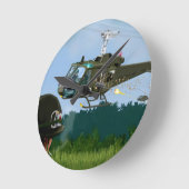 Vietnam War Bell Huey. Ronde Klok (Hoek)