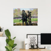Vietnam War Memorial D.C. Poster (Thuiskantoor)