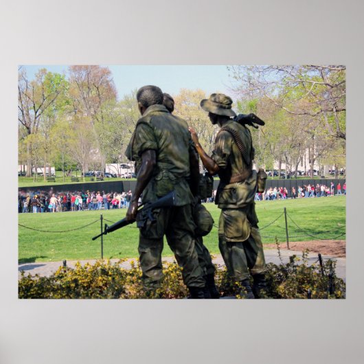 Vietnam War Memorial D.C. Poster (Voorkant)