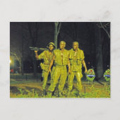 Vietnam War Memorial tijdens de nacht van Washingt Briefkaart (Voorkant)