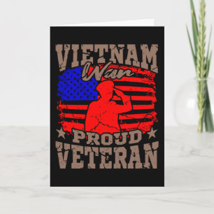 VIETNAM WAR PROUT VETERAN American Veteran Gift Kaart