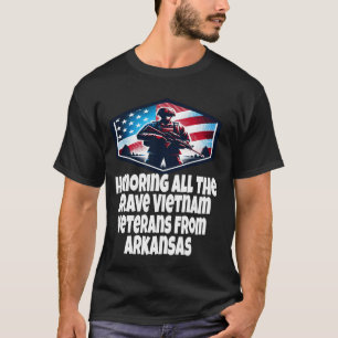 Vietnam War Veteran De dappere Vietnamveteranen vo T-shirt