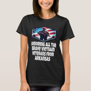 Vietnam War Veteran De dappere Vietnamveteranen vo T-shirt