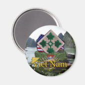 Vietnam war vets Magnet (Voorkant / Achterkant)