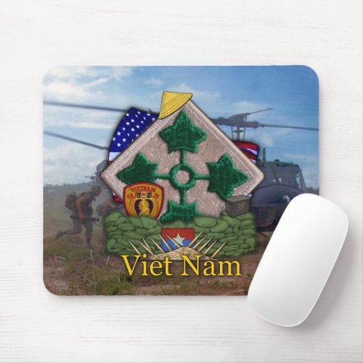 Vietnam war vets Mousepad Muismat (Met muis)