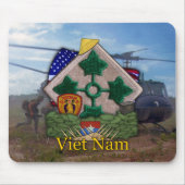Vietnam war vets Mousepad Muismat (Voorkant)