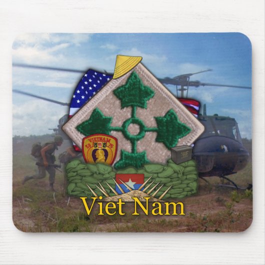 Vietnam war vets Mousepad Muismat (Voorkant)