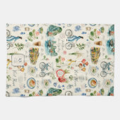Vietnam Watercolor Monogram Theedoek (Horizontaal)