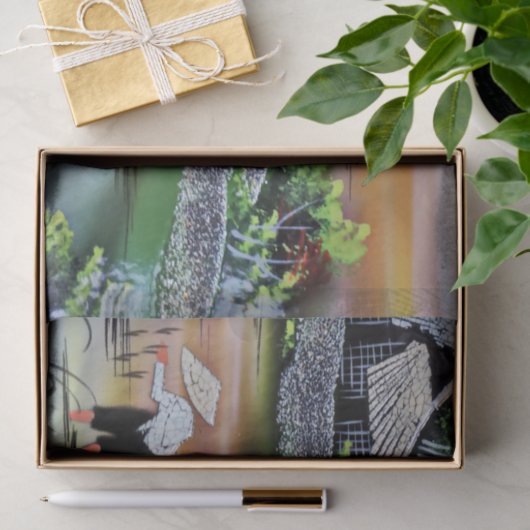 Vietnam — Wisselpagina Tissue Decoupage Tissuepapier (Geschenk)